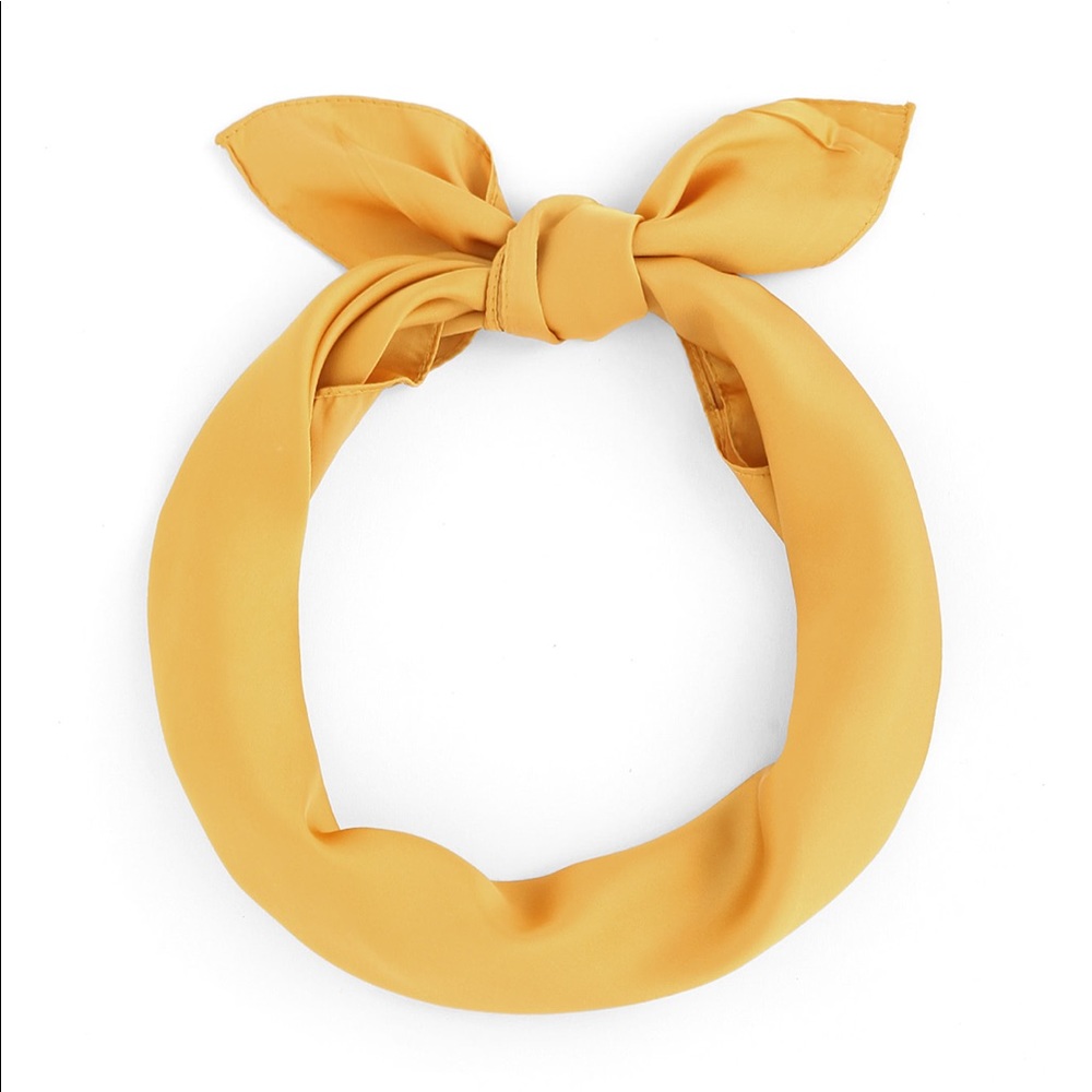 Plain Satin Bandana